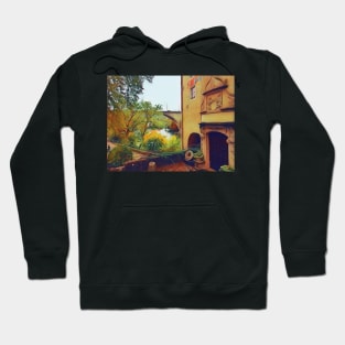 Traditional house by the river Hoodie